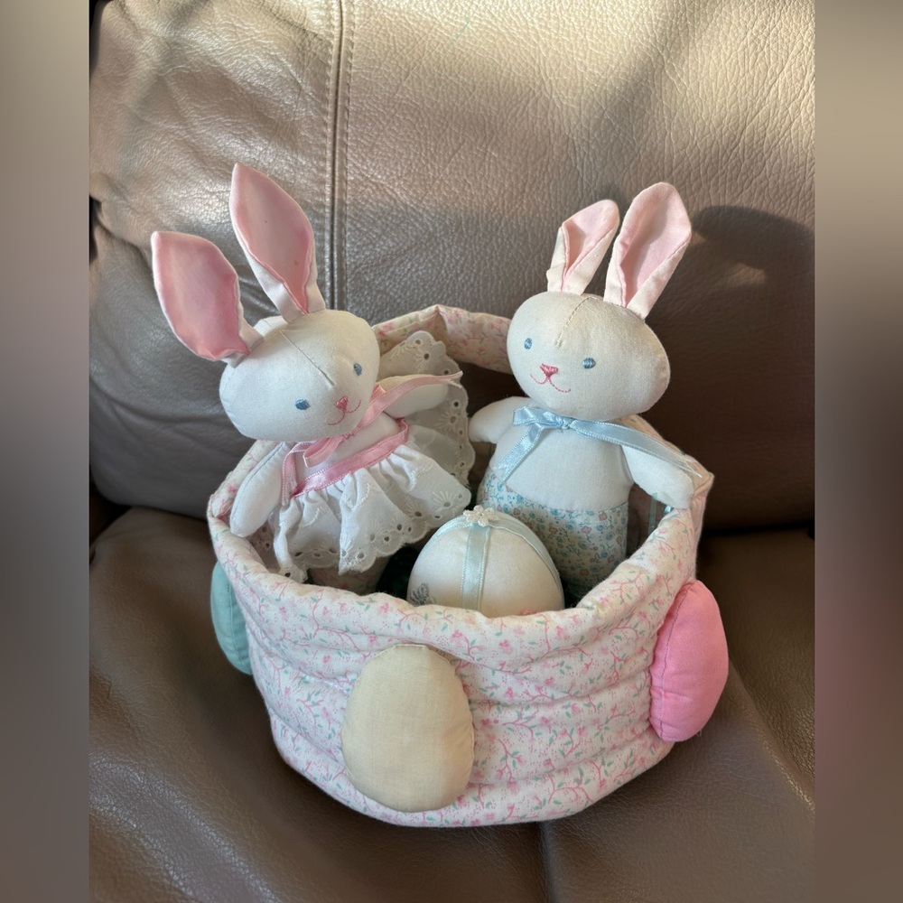 Adorable Handmade Easter Bunny Family
Soft and Sweet